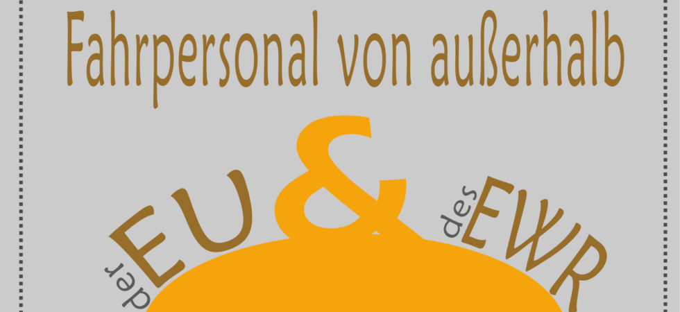 Fahrpersonal von außerhalb der EU-Titelbild von Joel Debus